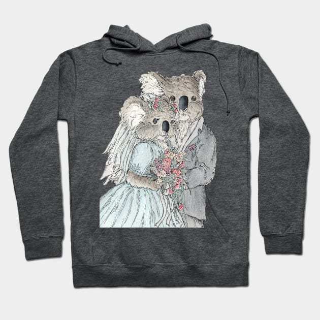 Koala Wedding Hoodie by AussieLogic